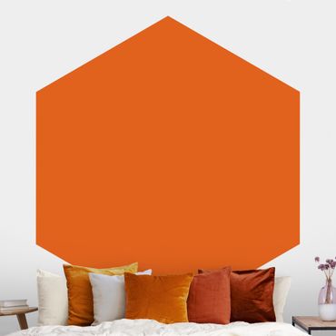 Self-adhesive hexagonal pattern wallpaper - Poppy