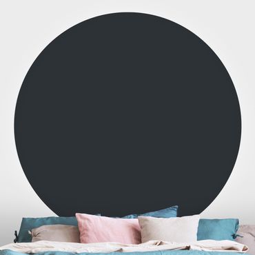 Self-adhesive round wallpaper - Moon Grey