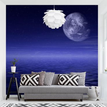 Wallpaper - Moon And Ocean
