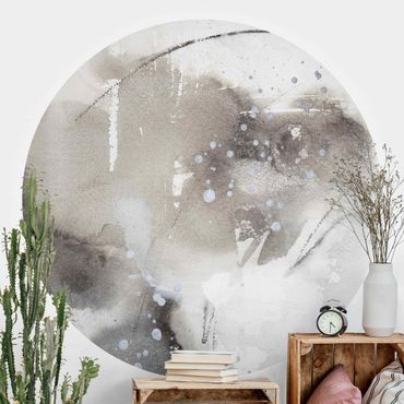 Self-adhesive round wallpaper - Mystical Objects I