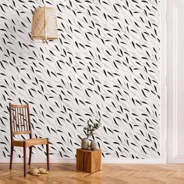 Wallpaper - Natural Pattern Breeze Black