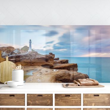 Kitchen wall cladding - Lighthouse In New Zealand