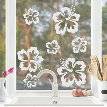 Window sticker - No.71 Hibiscus
