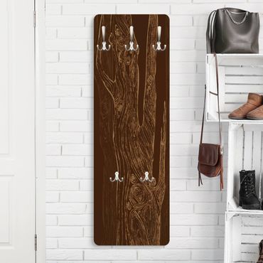 Coat rack - No.MW2 Forest Brown-Sand
