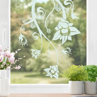 Window sticker - No.TA41 Extraterrestrial Flowers