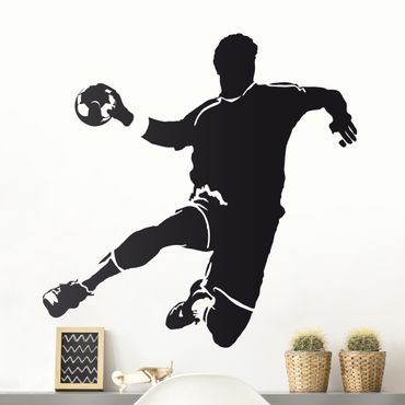Wall sticker - No.UL333 handball player 1