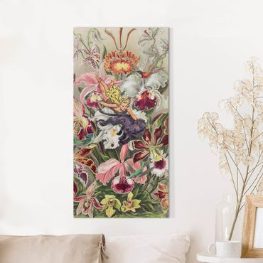 Print on canvas - Nymph With Orchids