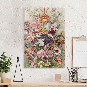 Print on canvas - Nymph With Orchids