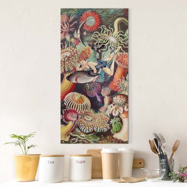 Print on canvas - Nymph With Sea Anemone