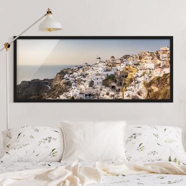 Framed poster - Oia Panorama