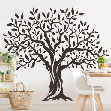 Wall sticker - Olive Tree With Leaves