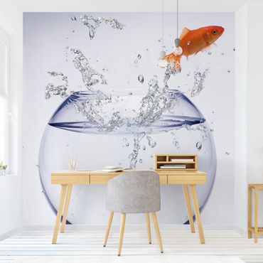 Wallpaper - Flying Goldfish