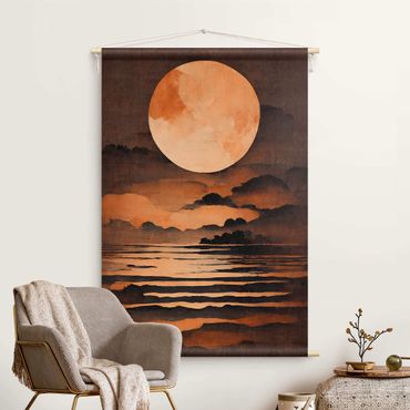 Tapestry - Orange Moon