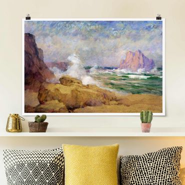 Poster - Ocean Ath the Bay Painting