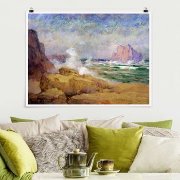 Poster - Ocean Ath the Bay Painting