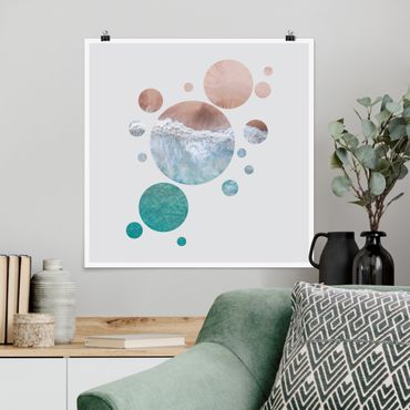 Poster - Oceans In A Circle ll