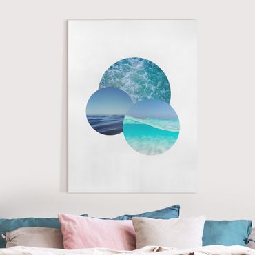 Canvas print - Oceans In A Circle
