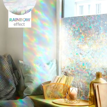 3D Rainbow Effect Window Film With Static Adhesion