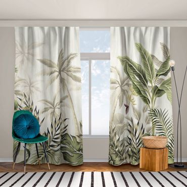 Curtain - Palm Trees In The Jungle