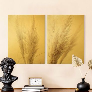 Print on canvas - Pampas Grass In Light
