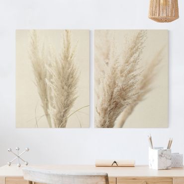 Print on canvas - Pampas Grass In Light