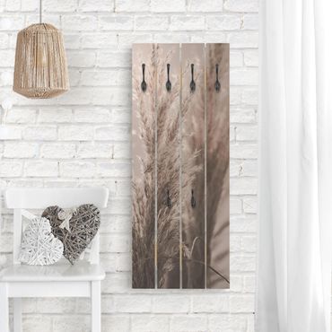 Wooden coat rack - Pampas Grass In Late Fall