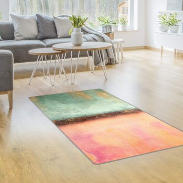 Rug - Pastel Summer With Gold