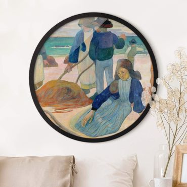 Circular framed print - Paul Gauguin - Tang Collectors