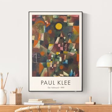 Print with acoustic tension frame system - Paul Klee - The Full Moon - Museum Edition
