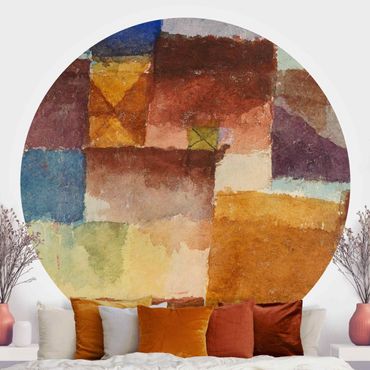 Self-adhesive round wallpaper - Paul Klee - In the Wasteland