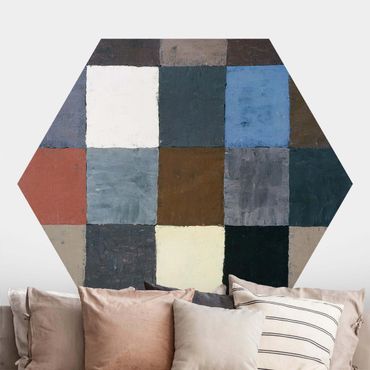 Self-adhesive hexagonal pattern wallpaper - Paul Klee - Colour Chart