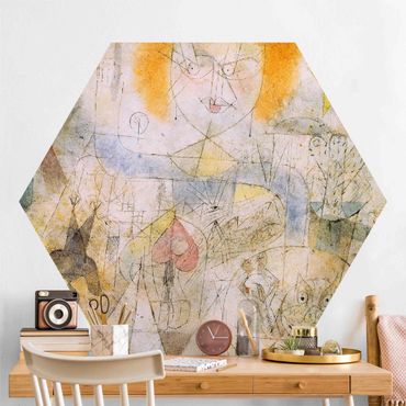 Self-adhesive hexagonal pattern wallpaper - Paul Klee - Irma Rossa