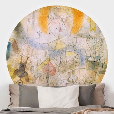 Self-adhesive round wallpaper - Paul Klee - Irma Rossa