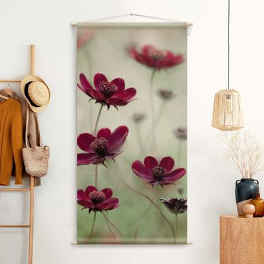 Tapestry - Pink Cosmos Flower