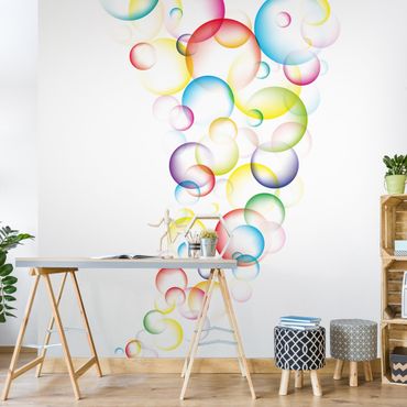 Wallpaper - Rainbow Bubbles
