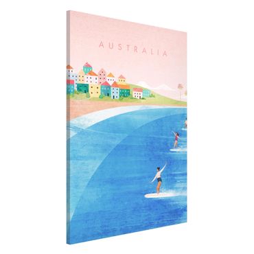 Magnetic memo board - Travel poster - Australia