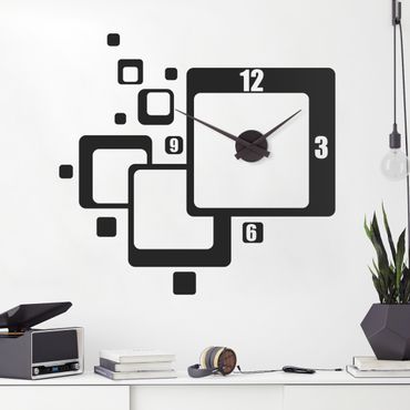 Wall sticker clock - Retro watch design
