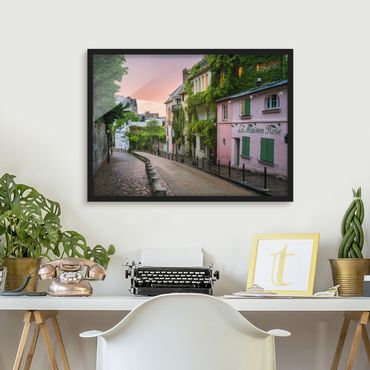 Framed poster - Rose Coloured Twilight In Paris