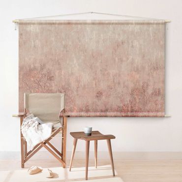 Tapestry - Light Pink Coral Bed