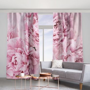 Curtain - Pink Peonies
