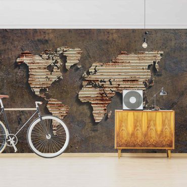 Wallpaper - Rust World Map