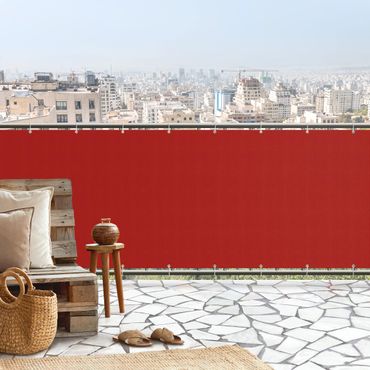 Balcony privacy screen - Red