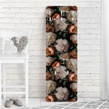 Coat rack - Red Roses With White Roses
