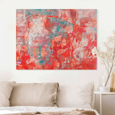 Canvas print - Red Fire Dance