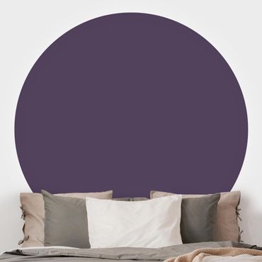 Self-adhesive round wallpaper - Red Violet