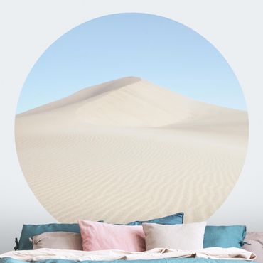 Self-adhesive round wallpaper - Sand Hill