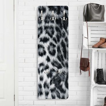 Coat rack patterns - Snow Leopard