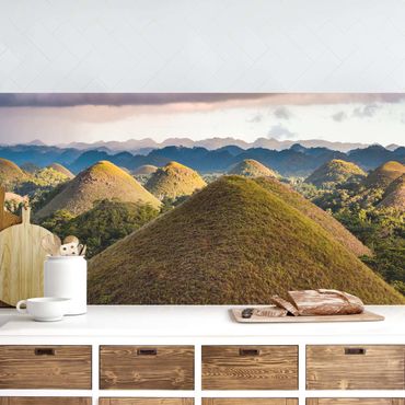 Kitchen wall cladding - Chocolate Hills Landscape