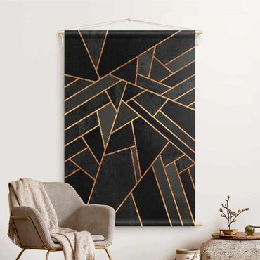 Tapestry - Black Triangles Gold