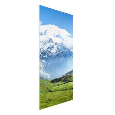 Print on forex - Swiss Alpine Panorama - Portrait format 1:2